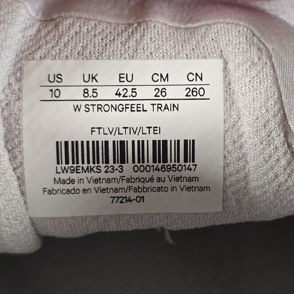 Lululemon Strongfeel Trainers Athletic Shoes Womens Light Lilac Size 10 Workout - Picture 12 of 12